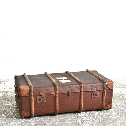 Antique Luggage Travel Trunk