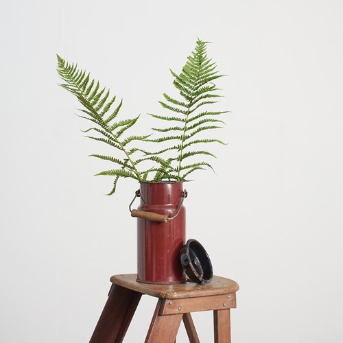 Medium Brown Vintage Enamel Milk Churn – BQ