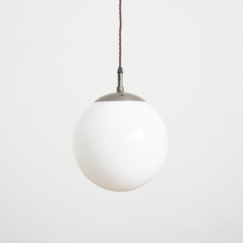 Antique Opaline Pendant Light Globe – G