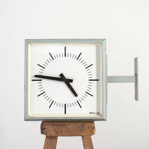 Antique Brillie French Kitchen Double Sided Wall Clock – A