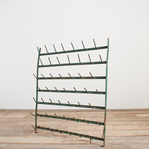Antique Wall Bottle Drying Rack- A