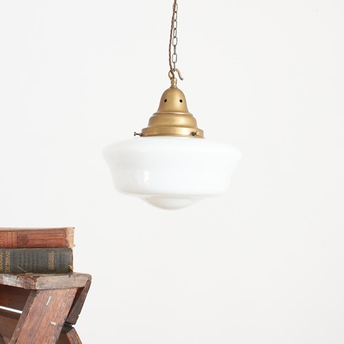 Antique Church Opaline Pendant Light – AT