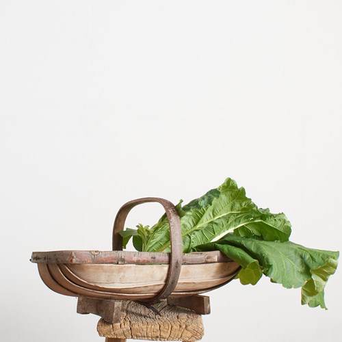 Antique Suffolk Wooden Garden Trug – B