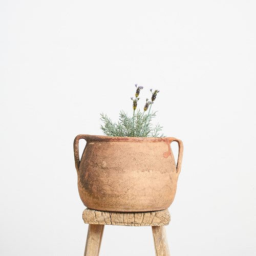 Reclaimed Antique Terracotta Clay Plant Pot
