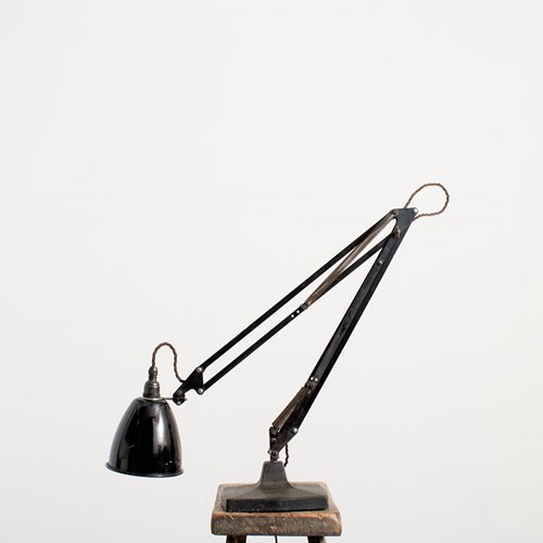 Original Antique Anglepoise Desk Lamp 1209 Model By Herbert Terry & Sons – B