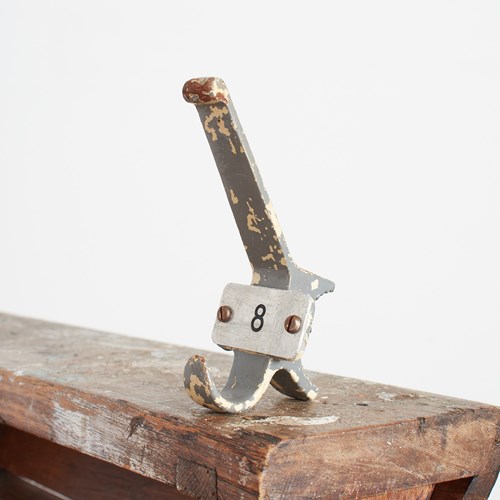 Original Vintage School Coat Hook – F