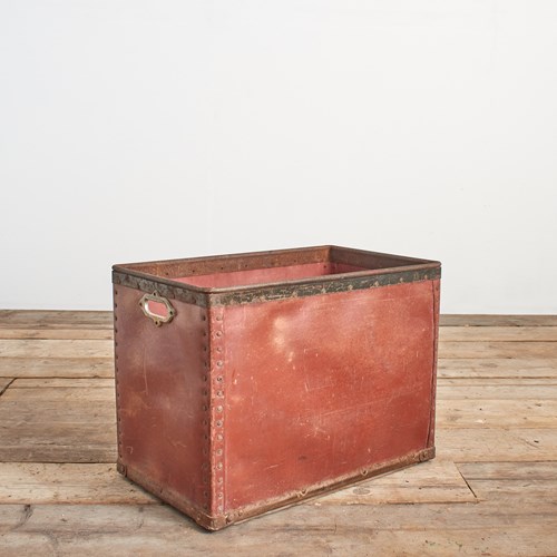 Antique French Textile Storage Box