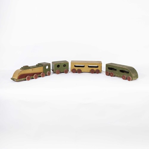 1950's Wooden Toy Train