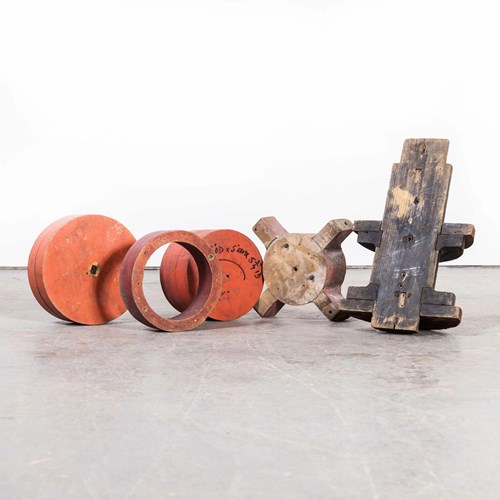 1960'S Set Of Industrial Casting Foundry Moulds - (Mould 1080.20)