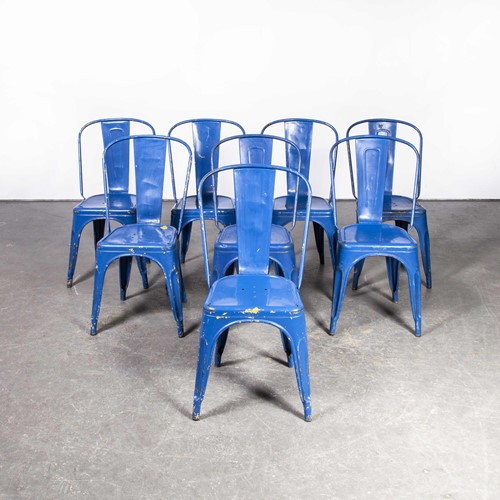 1950's Original Tolix Model A Chairs -Set Of Eight
