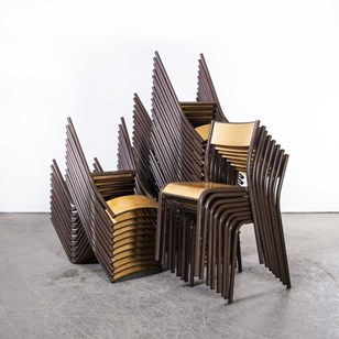 1960'S French Mullca Stacking Dinin...