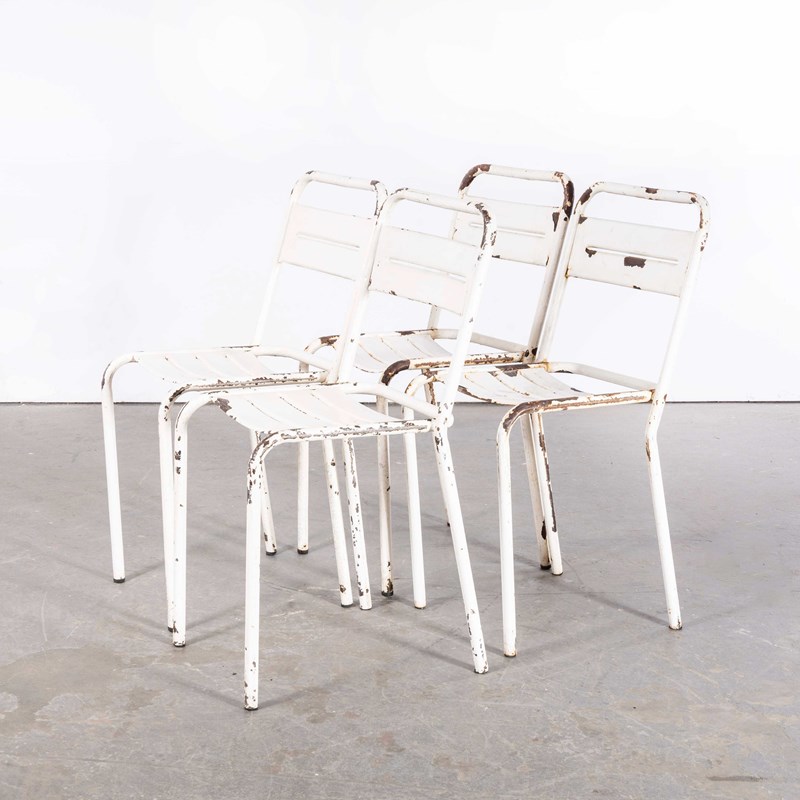 1950'S French  White Metal Stacking Outdoor Chairs - Set Of Four-merchant-found-11604c-main-638247919465978801.jpg