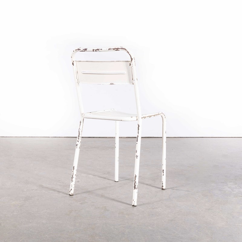 1950'S French  White Metal Stacking Outdoor Chairs - Set Of Four-merchant-found-11604g-main-638247919383638734.jpg