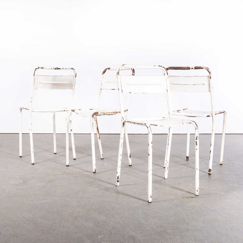 1950'S French  White Metal Stacking Outdoor Chairs - Set Of Four-merchant-found-11604y-main-638247919182545647.jpg