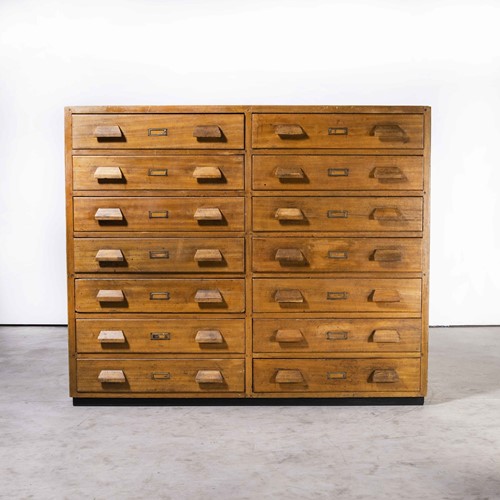 1950'S Collectors Chest - Fourteen Drawers -1216