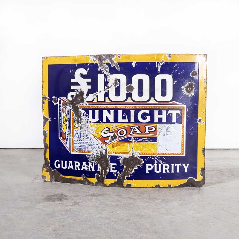 1940's Original Sunlight Soap Sign Ł1000 Guarantee-merchant-found-1231y-main-637883747951790225.jpg