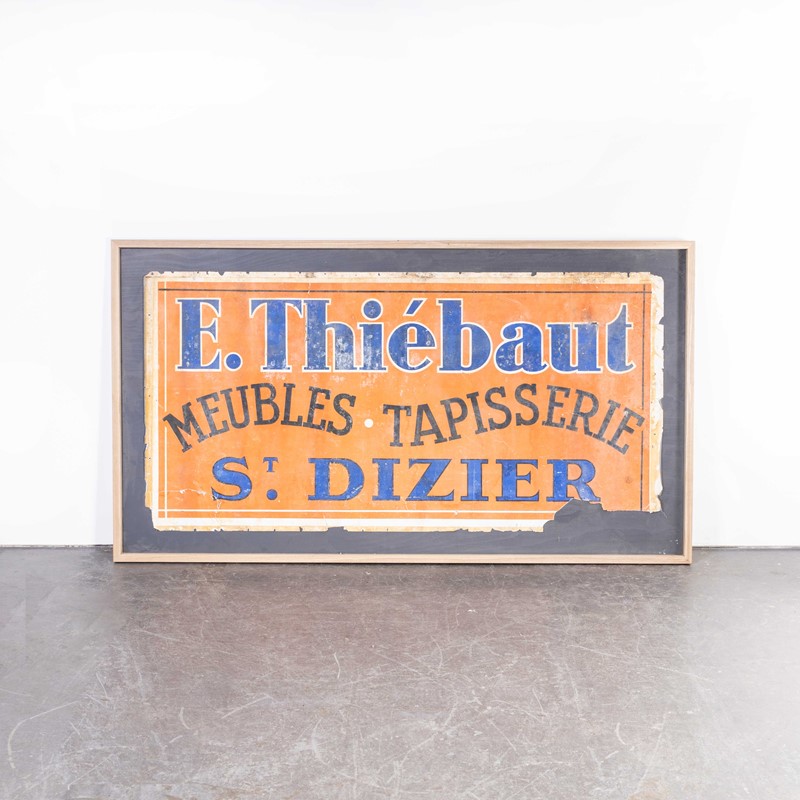 1930's Original Zinc Adverstising Sign - E.Thiebau-merchant-found-1258y-main-638035331848875326.jpg