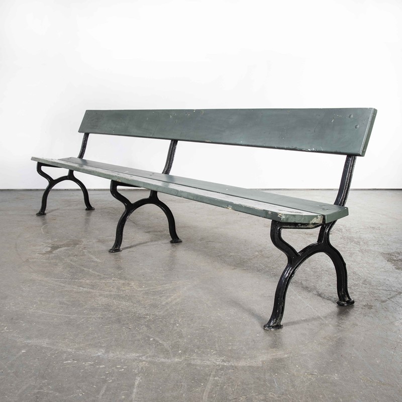 1960’s Long Green Station Bench With Cast Legs-merchant-found-1326y-main-637684432967628149.jpg