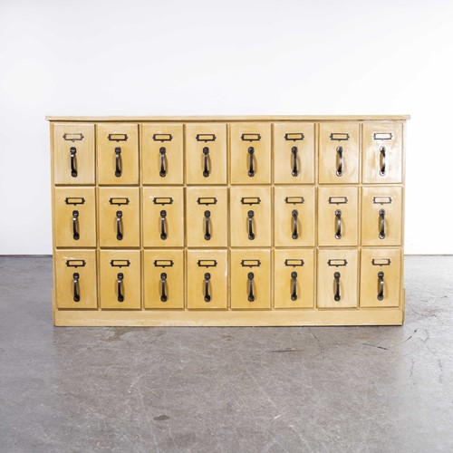 1940's Twenty Four Painted Bank Of Drawers 