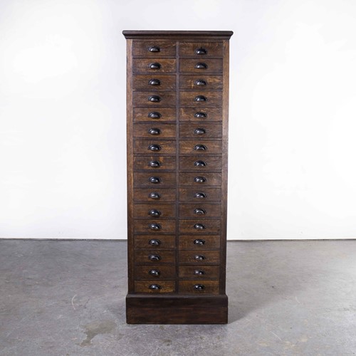 1940's Atelier Bank Of Drawers -Thirty Two Drawers