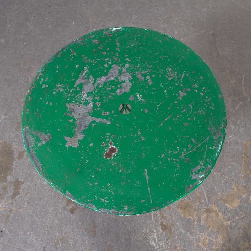 1950's French Round Metal Green Gueridon Table-merchant-found-1533b-main-638004235884173751.jpg
