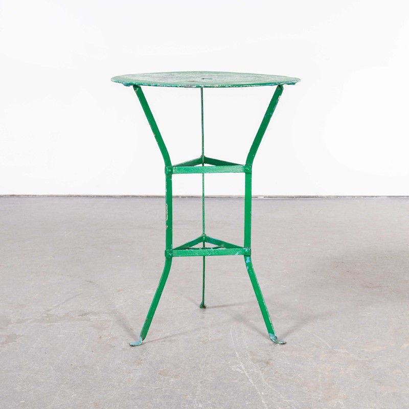 1950's French Round Metal Green Gueridon Table-merchant-found-1533y-main-638004235484022557.jpg