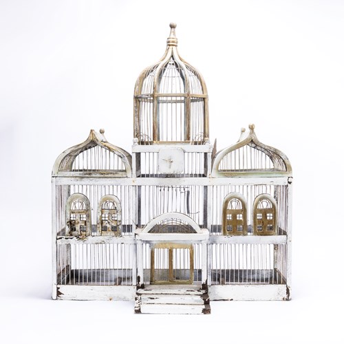 1950'S French Original Decorative Bird Cage