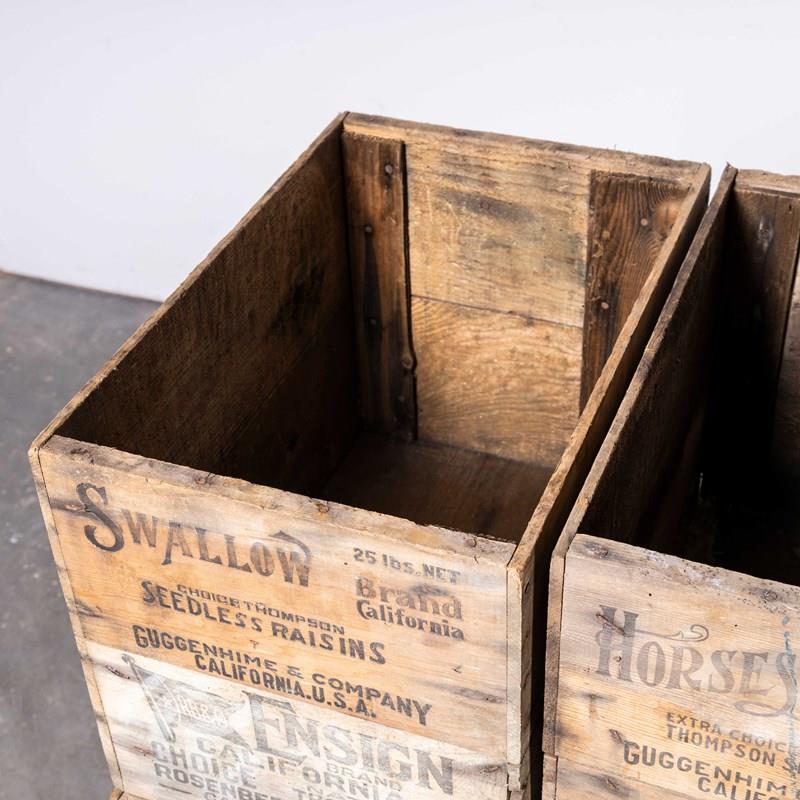 1950'S American Branded Produce  Crates - Various Quantities Available-merchant-found-1561b-main-638225046097832885.jpg
