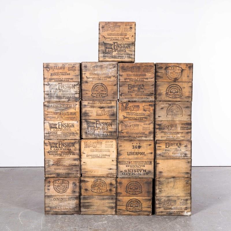 1950'S American Branded Produce  Crates - Various Quantities Available-merchant-found-1561y-main-638225045539926278.jpg
