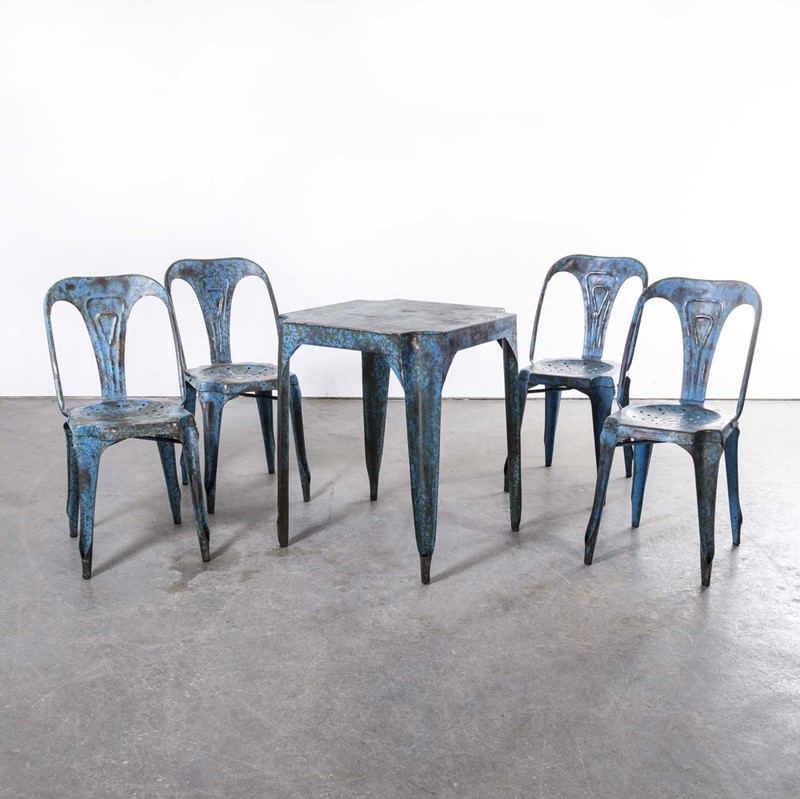 1950's  French Multipl's Table Chair Set - Blue-merchant-found-1652c-main-637915223868842466.jpg