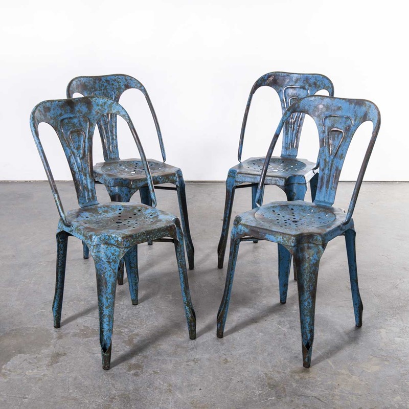 1950's  French Multipl's Table Chair Set - Blue-merchant-found-1652f-main-637915223850404349.jpg