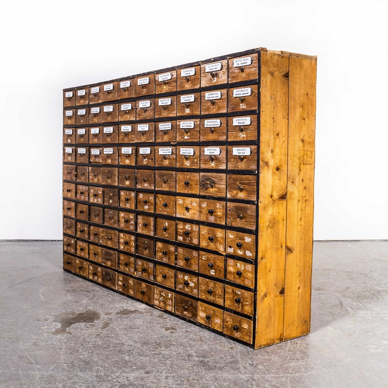1950's Bank Of Drawers - One Hundred Drawers (1673-merchant-found-1673d-main-637986110456725939.jpg