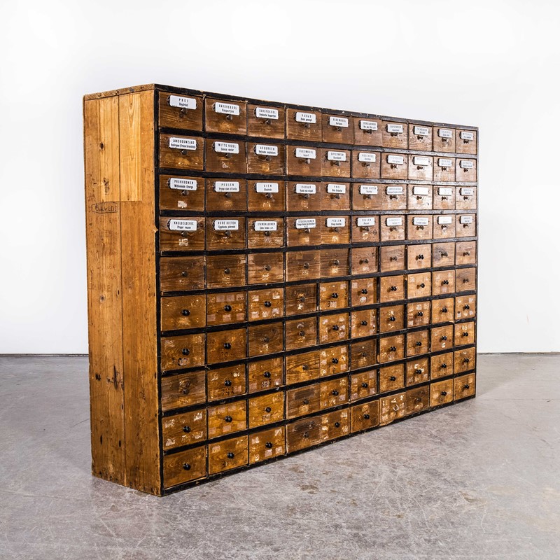 1950's Bank Of Drawers - One Hundred Drawers (1673-merchant-found-1673y-main-637986109944694922.jpg
