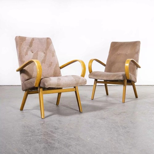 1960'S Original Armchairs - Produced By Ton