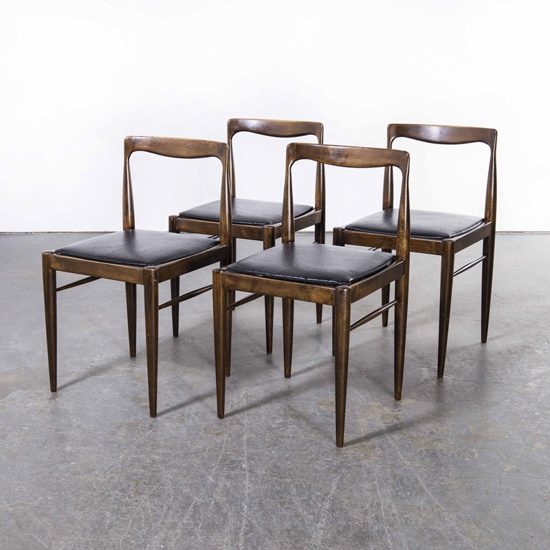 1950's Mid Century Dark Teak Chairs - Set Of Four-merchant-found-1708b-main-637951547600682192.jpg