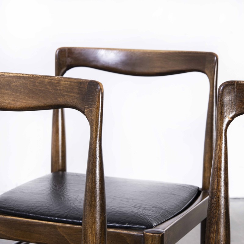 1950's Mid Century Dark Teak Chairs - Set Of Four-merchant-found-1708c-main-637951547567088687.jpg