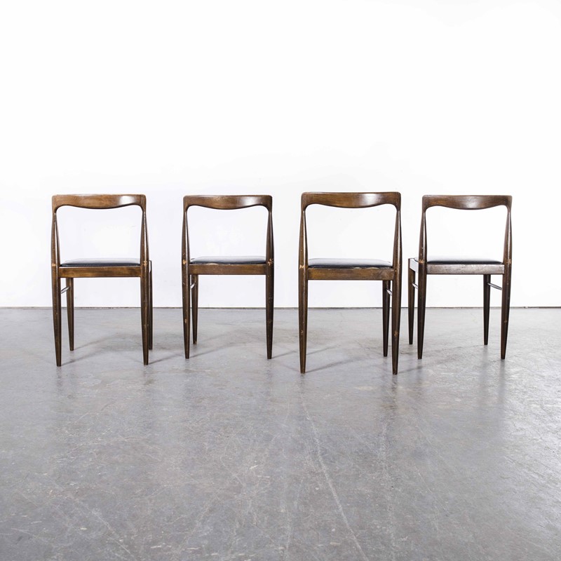 1950's Mid Century Dark Teak Chairs - Set Of Four-merchant-found-1708f-main-637951547468026570.jpg