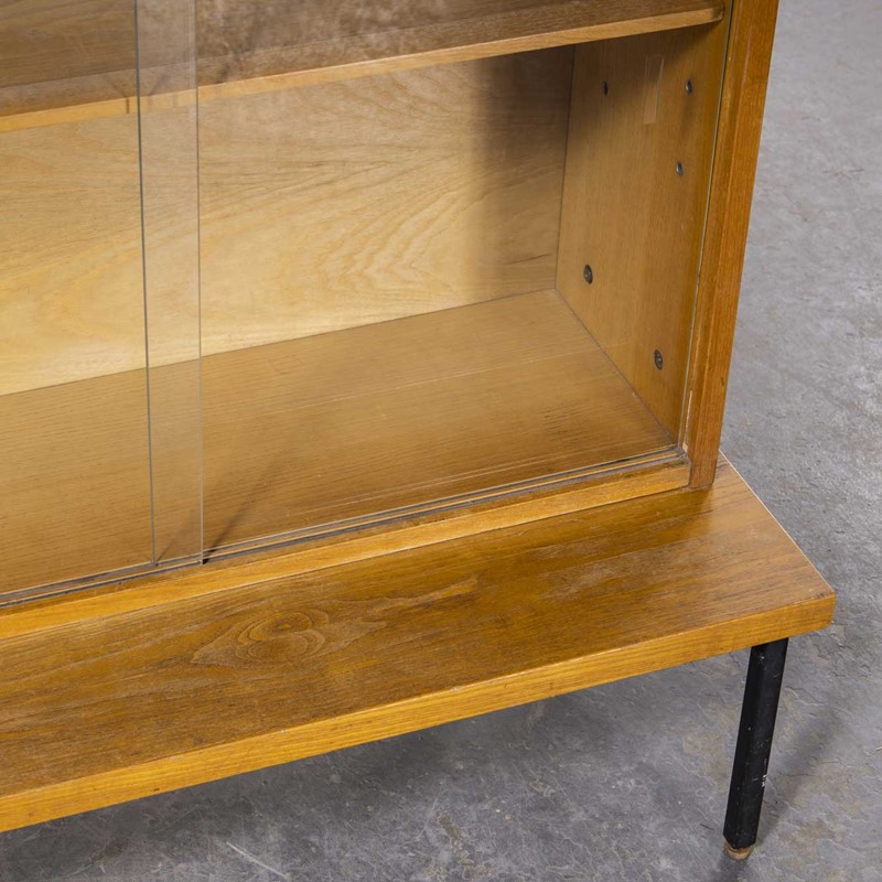 1970's Large Double Open Bookcase - Glass Fronted-merchant-found-1715d-main-637915227581351659.jpg