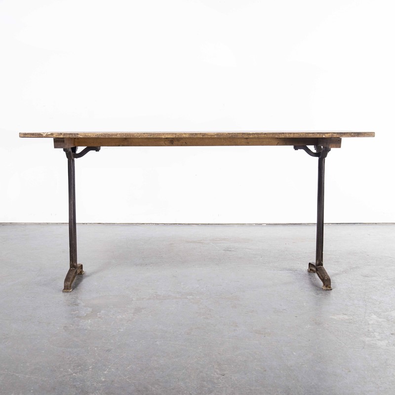 1950's Cast Base French Rectangular Table (1756)-merchant-found-1756b-main-637934296071574298.jpg