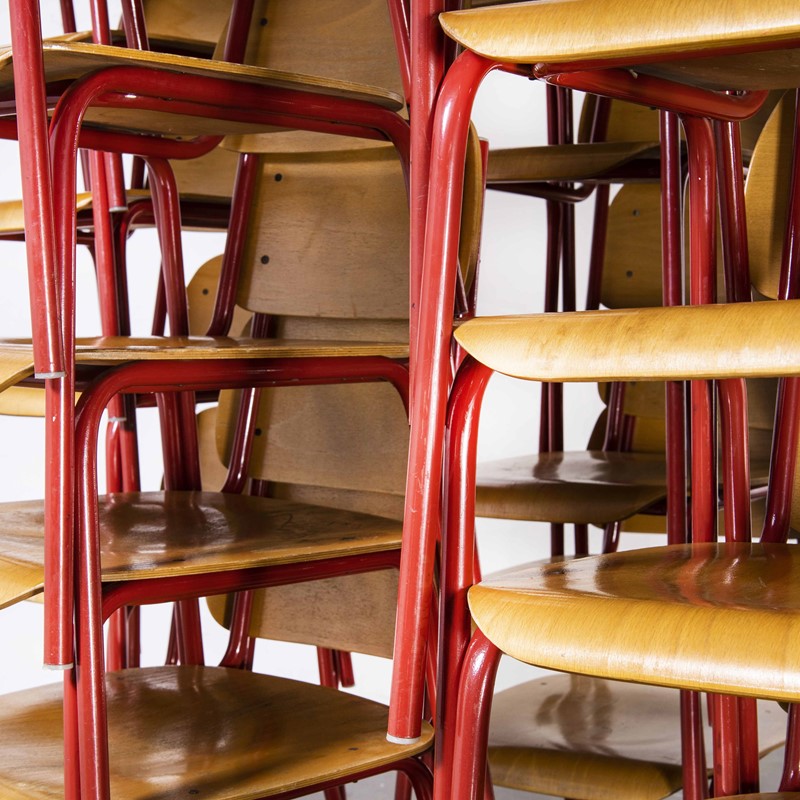 1970's Czech Industrial Chairs - Red - Various Qty-merchant-found-1810999c-main-637949822935375571.jpg