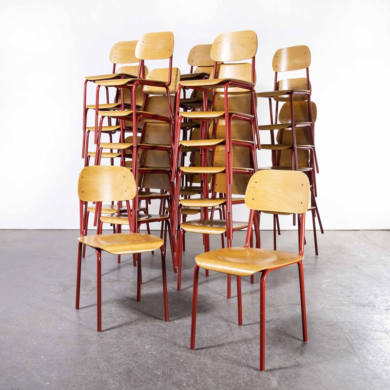 1970's Czech Industrial Chairs - Red - Various Qty-merchant-found-1810999y-main-637949822768188667.jpg