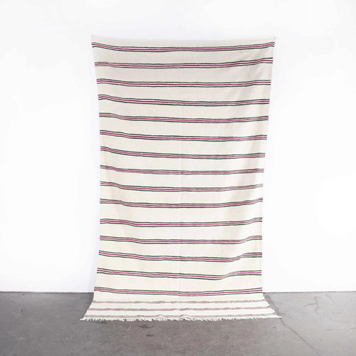  Vintage Berber Regular Stripe Hanbel Rug