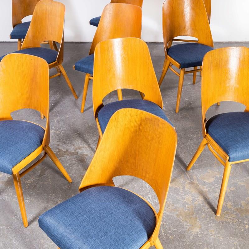 1950'S Re -Upholstered Thon Light Oak Dining Chairs By Radomir Hoffman - Set Of -merchant-found-1880b-main-638360655631576693.jpg