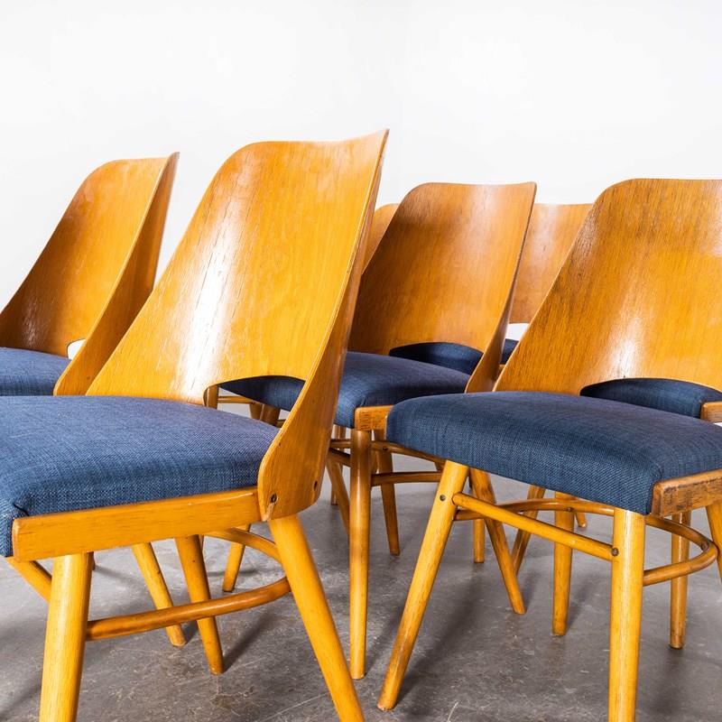 1950'S Re -Upholstered Thon Light Oak Dining Chairs By Radomir Hoffman - Set Of -merchant-found-1880d-main-638360655733606956.jpg
