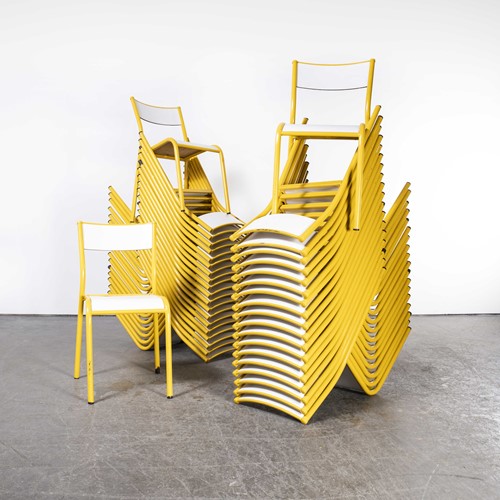 1970'S Yellow Mullca  Chair - Set Of Twenty Four