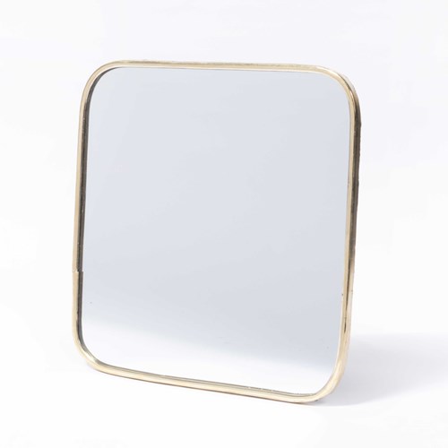 Contemporary Brass Mirror - Small