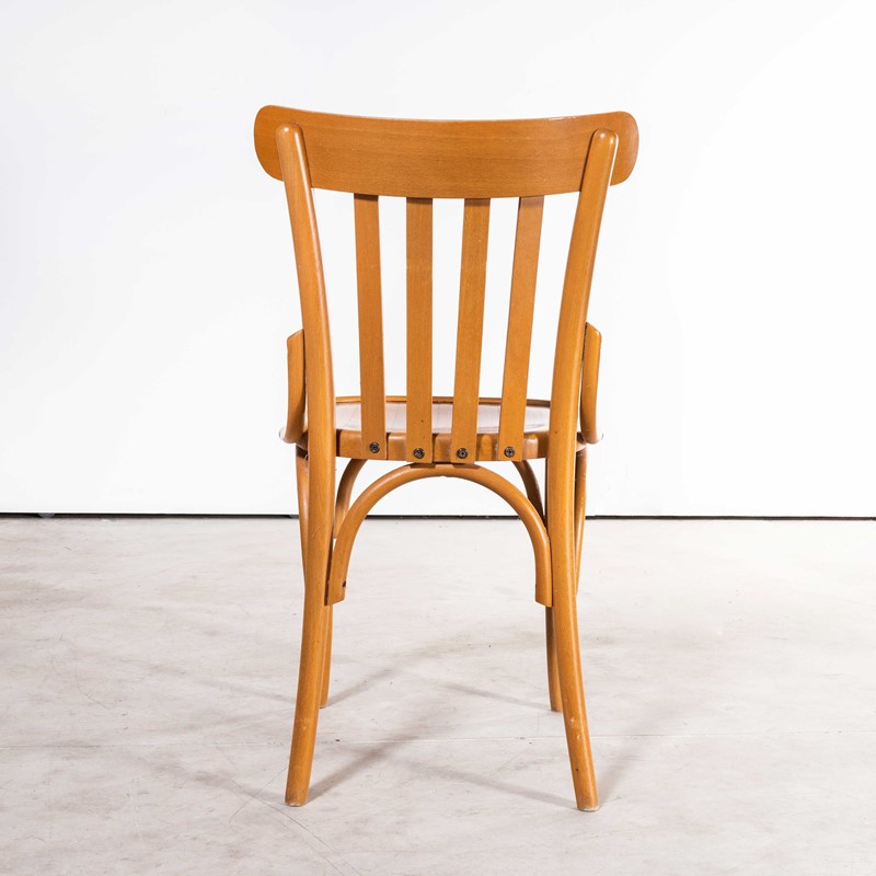 1970's Honey Beech Striped Seat Chairs -Set Of Six-merchant-found-2157b-main-638066922722291314.jpg