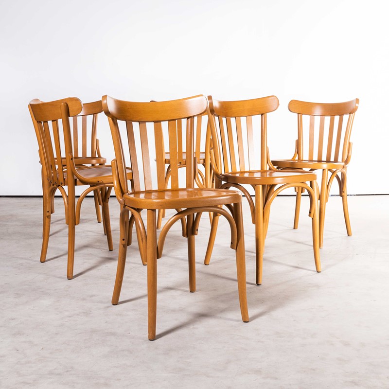 1970's Honey Beech Striped Seat Chairs -Set Of Six-merchant-found-2157y-main-638066922543075269.jpg