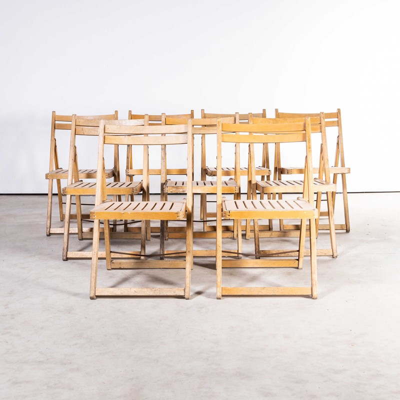1960's Folding Chairs - Set Of Nine - (Model 2184)-merchant-found-2184y-main-638113736184457090.jpg