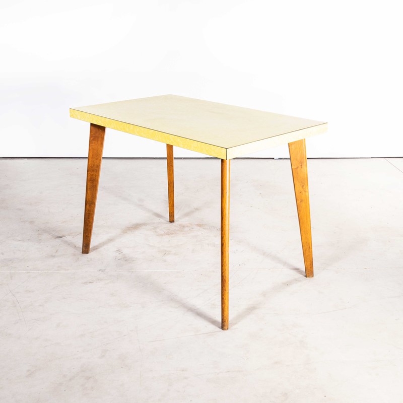 1960's French Yellow Kitchen - Dining Table-merchant-found-2195d-main-638113752163080659.jpg